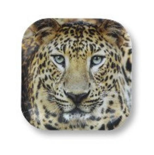 Leopard Square Luncheon Plates Leopard Square Luncheon Plates