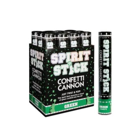 Green Spirit Stick Confetti Cannon