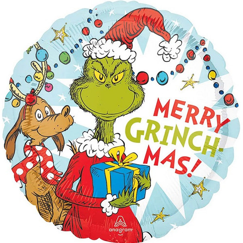 Grinch Christmas Balloon 18in