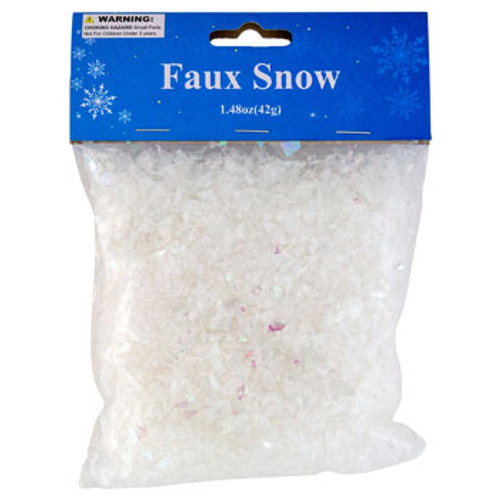 Faux Snow Iridescent Flakes