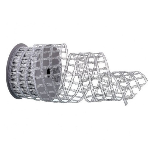 Knitted Metallic Net Ribbon