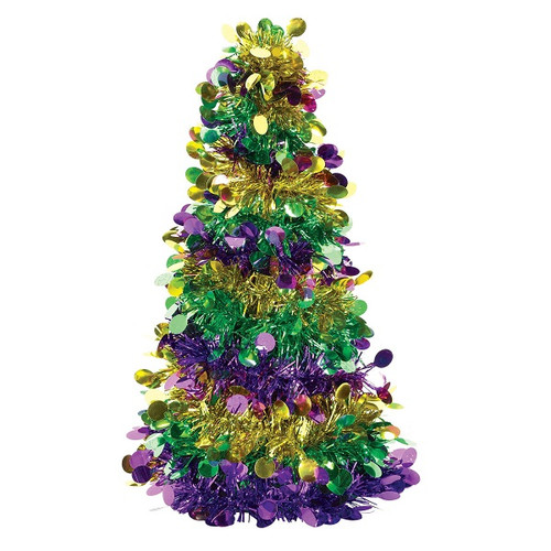 Mardi Gras Angel Tree Topper