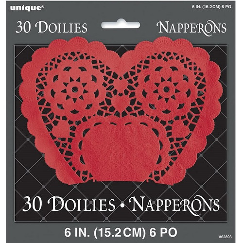 Red Heart Doilies