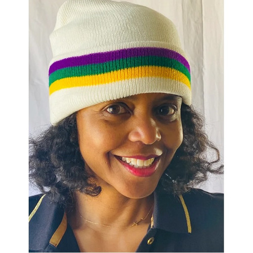 Mardi Gras Beanie