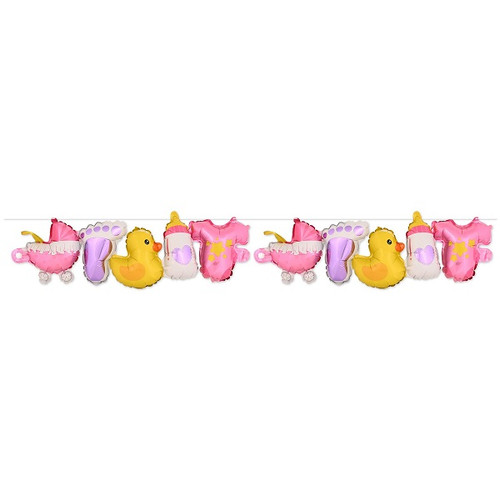 „It’s A Girl“ Banner – Babyparty-Dekoration Für Mädchen, Ideal Für Deko, Tischdekoration Oder Als Fotohintergrund