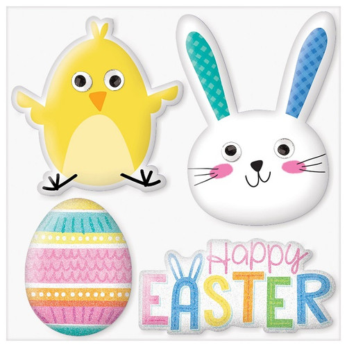 Puffy Easter Stickers