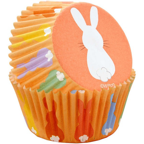 Colorful Easter Bunny Baking Cups