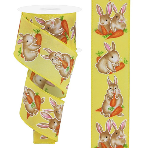 Bunnies & Carrots Ribbon