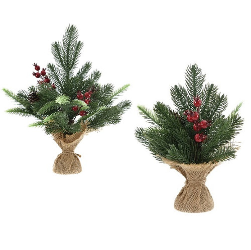 Faux Pine Tabletop Decor