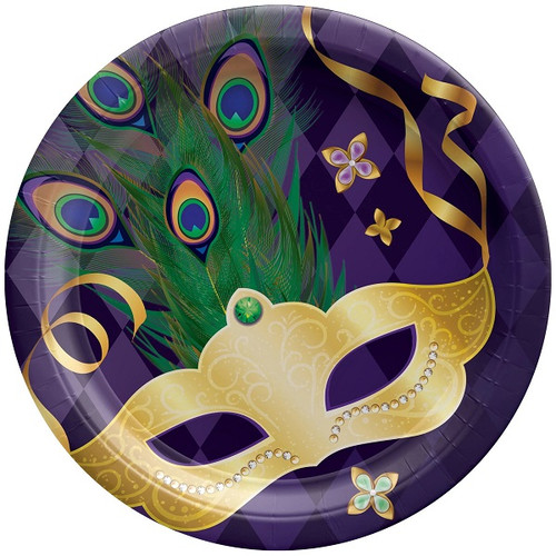 Mardi Gras Masquerade Luncheon Plates Mardi Gras Masquerade Luncheon Plates