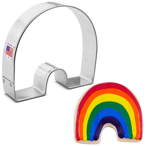 Modern Rainbow Cookie Cutter Modern Rainbow Cookie Cutter