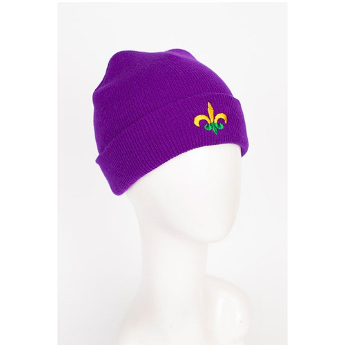 Fleur De Lis Knit Hat