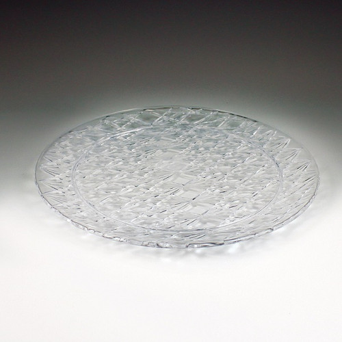 Round Crystal Cut Tray 13in Round Crystal Cut Tray 13in