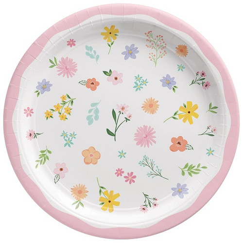 Springtime Blooms Luncheon Plates