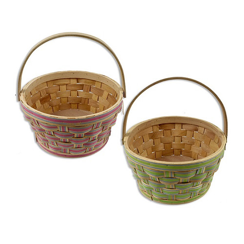 Two Tone Printed Basket