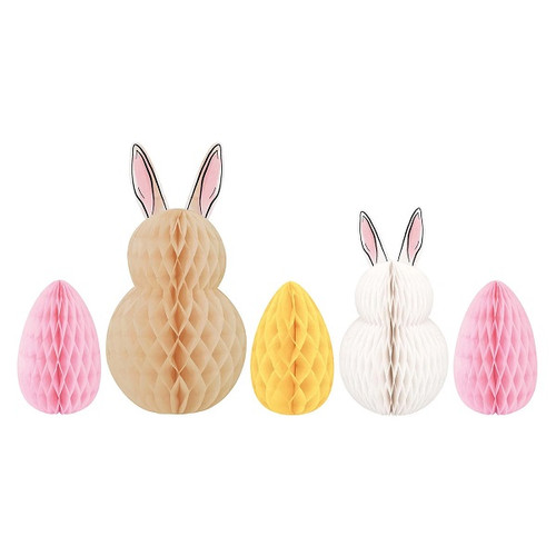 Dainty Easter Honeycomb Centerpiece Decoration Kit