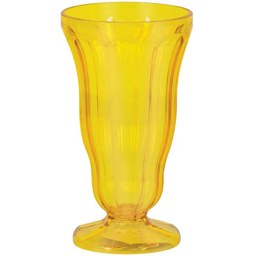 Yellow Plastic Ice Cream Sundae Cup Yellow Plastic Ice Cream Sundae Cup