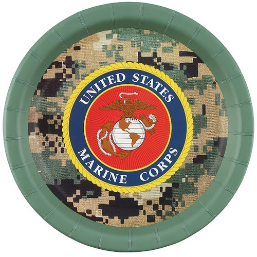 U.S. Marines Dinner Plates U.S. Marines Dinner Plates