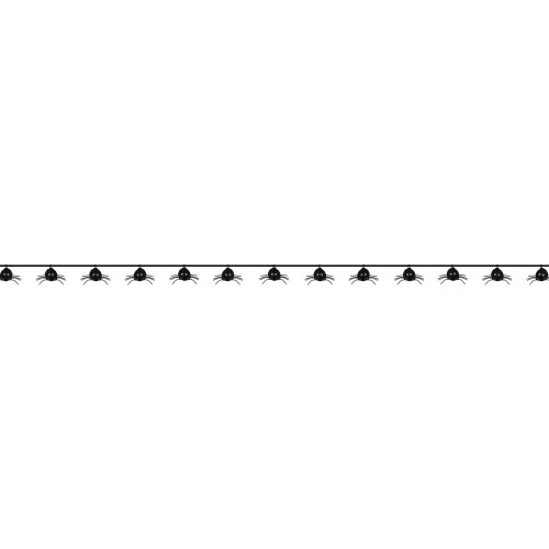 Bring a soft, whimsical touch to your Halloween decor with this spider garland! Spanning 10.8 feet wide, the preassembled string features 15 adorable spiders made from fuzzy pom-poms with wire legs and large googly eyes. Each spider measures 6 inches in diameter and 2.7 inches tall. Crafted from cardstock and polyester, this garland is perfect for adding a friendly flair to your classroom or home.
