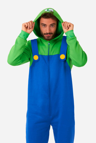 Get ready for Luigi time with our fantastic Luigi Onesie! Ideal for fans of the green-clad hero, this onesie is crafted from exceptionally soft and cozy fabric, providing a snug and comfortable fit for long gaming sessions, movie nights, or relaxing at home. It’s a real upgrade for your wardrobe. Note: This onesie runs small, so we recommend sizing up for a more comfortable fit. Get ready for Luigi time with our fantastic Luigi Onesie! Ideal for fans of the green-clad hero, this onesie is crafted from exceptionally soft and cozy fabric, providing a snug and comfortable fit for long gaming sessions, movie nights, or relaxing at home. It’s a real upgrade for your wardrobe. Note: This onesie runs small, so we recommend sizing up for a more comfortable fit.