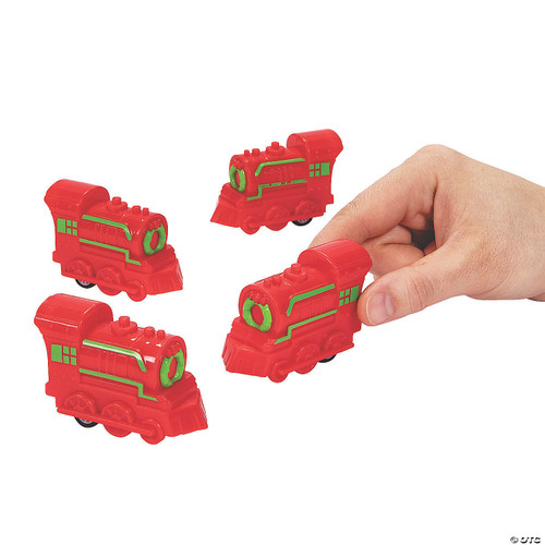 Celebrate the season with our Christmas Pull-Back Train! This 2.5-inch red train, featuring festive green details, is made from plastic. Perfect for little hands or as a charming holiday decoration, just pull it back and watch it zoom forward—great for stocking stuffers or fun gifts!
Package includes one toy.