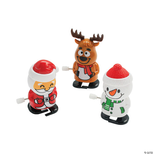 Bring festive fun to your holiday celebrations with our Christmas Wind-Up Toy! At 3 inches tall and made from plastic, choose from Santa, a snowman, or a reindeer. Simply wind them up and watch as they wobble and move, making perfect stocking stuffers.
Package includes one toy. Please specify in the customer notes which character you prefer.