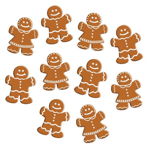 Celebrate the season with our Mini Gingerbread Cutouts! This set includes 10 charming gingerbread people, each measuring 5 inches. Perfect for decorating walls, doors, or holiday crafts, these adorable cardstock paper cutouts add a whimsical touch to your festive celebrations!