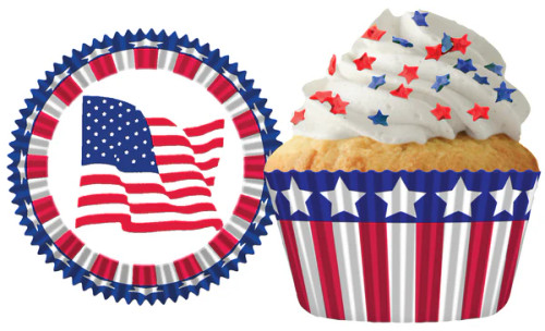 Cupcake Creations Stars and Stripes Baking Cups Cupcake Creations Stars and Stripes Baking Cups
