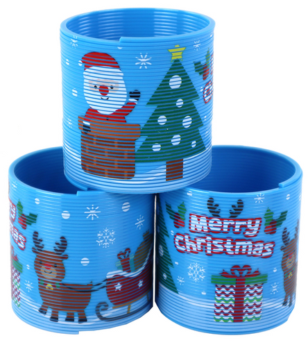 Blue Christmas Slinky