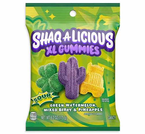 Shaq-a-licious Sour Gummies