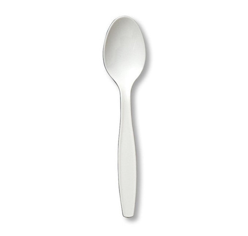 White Plastic Spoons 24 count White Plastic Spoons 24 count