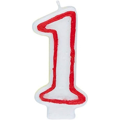 Deluxe Numeral Birthday Candle
