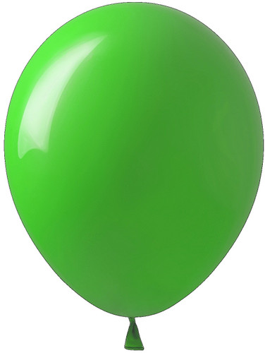 12 Inch Helium Filled Lime Green Balloon