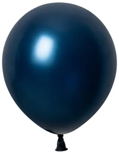 Pearl Navy 12 Inch Helium Filled Balloon