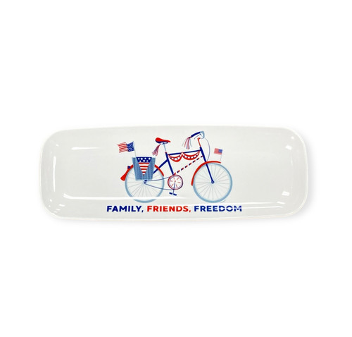 Patriotic Plastic Serving Tray Patriotic Plastic Serving Tray