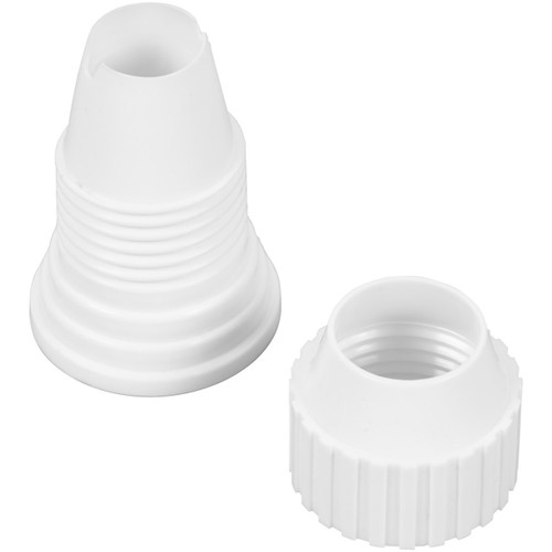 Large Plastic Decorating Coupler. For large specialty decorating tips. Fits 16in decorating bags or larger.