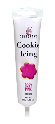 Cookie Icing -Pink. Sugar icing. Net WT 4.58oz.