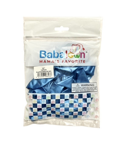 Platinum Blue Latex Balloons. Package includes 12 count, 12 inch uninflated balloons. Platinum Blue Latex Balloons. Package includes 12 count, 12 inch uninflated balloons.