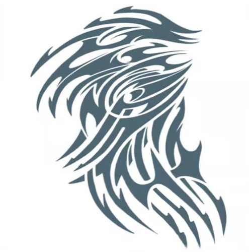 Extra Large Tribal Temporary Tattoo. Featuring intricate black tribal markings, this design is perfect for covering a large arm area. Measures 9.5in x 11in. Extra Large Tribal Temporary Tattoo. Featuring intricate black tribal markings, this design is perfect for covering a large arm area. Measures 9.5in x 11in.