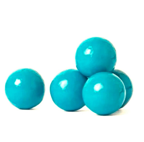 Light Blue Gumballs. These classic 1 inch gumballs feature a turquoise light blue coating. Perfect for weddings, baby showers, holidays, and more. Net weight 14oz.