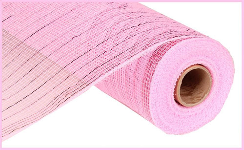 roll of pink mesh with pink foil roll of pink mesh with pink foil