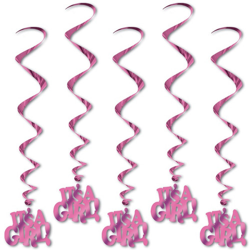 It's A Girl Swirl Decorations It's A Girl Swirl Decorations
