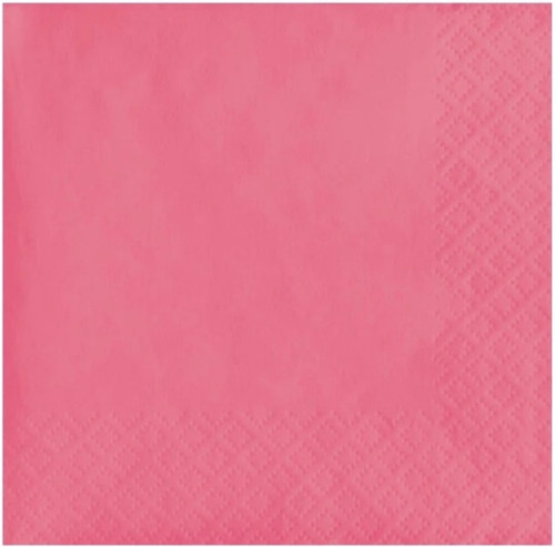 Hot Pink Dinner Napkins. These 2-ply paper napkins feature a bright pink color. Perfect for holidays, birthdays, baby showers, and more! Package includes 40 count napkins measuring 7.5in x 7.75in when folded.