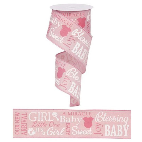 Baby Girl Ribbon 1.5in Baby Girl Ribbon 1.5in