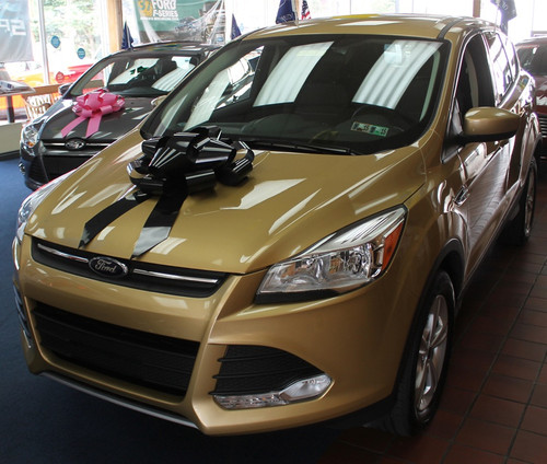 This Black Car Bow is made of weather resistant PVC with a scratch proof suction cup base. It includes two ribbon tails measuring 22in x 5in.