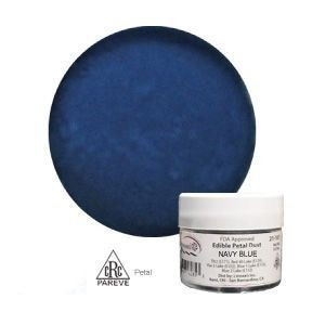 Edible Luster Dust - Navy. This luster dust is in a navy blue color. Net WT .25oz.