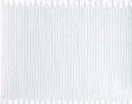 Double Face Satin Ribbon - White. This polyester ribbon features a solid white color. Available in 3/8in x 15yds, 5/8in x 10yds, 7/8in x 6yds, and 1.5in x 5yds, and 3in x 3yds.