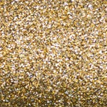 Princess Glitter Ribbon - Bright Gold. This metallic and nylon ribbon features a glittery bright gold texture. Available in 1.5in x 4yds.