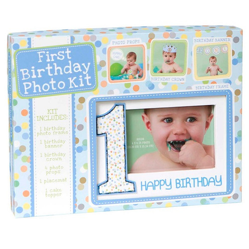 Boy's First Birthday Photo Kit