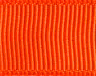 Grosgrain Ribbon - Orange. This polyester ribbon features a solid orange color. Available in 1.5in x 4yds.